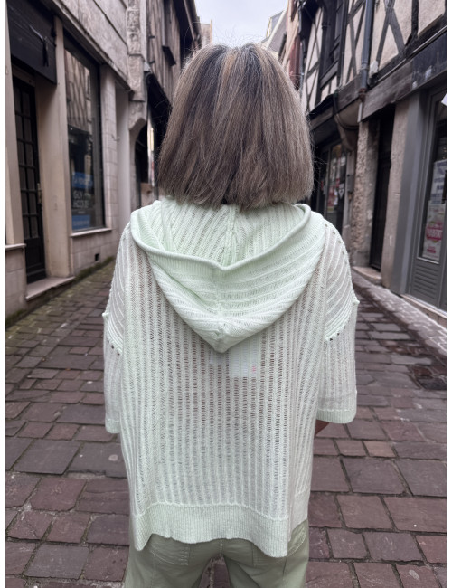 Pull NEW LOVE STORY vert Ma Petite Capsule