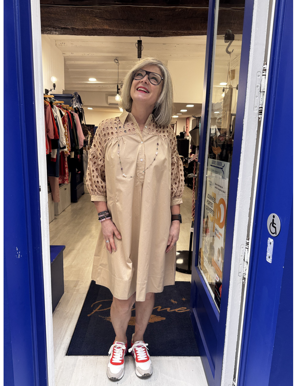 Robe BILLIE beige Ma Petite Capsule