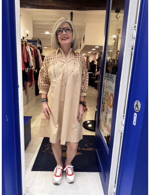 Robe BILLIE beige Ma Petite Capsule