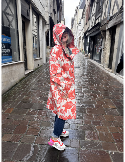 Parka imprimée OLIF Cream