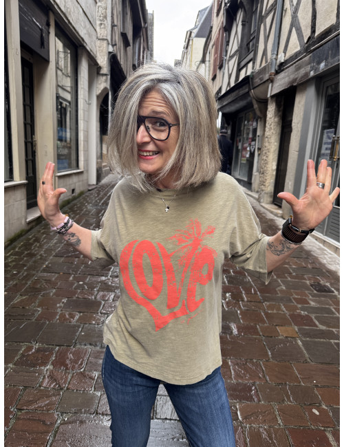 T shirt ANNA kaki One Tee