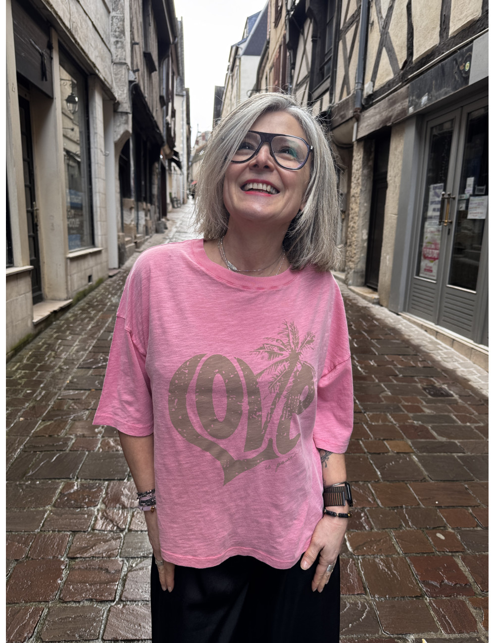 T Shirt ANNA pink One Tee