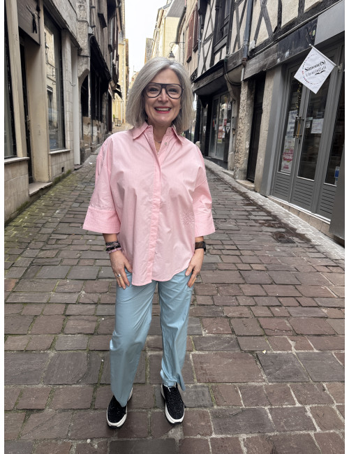 Chemise NINA BARBE rose Ma Petite Capsule