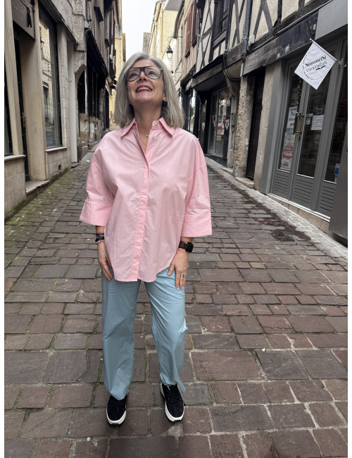 Chemise NINA BARBE rose Ma Petite Capsule