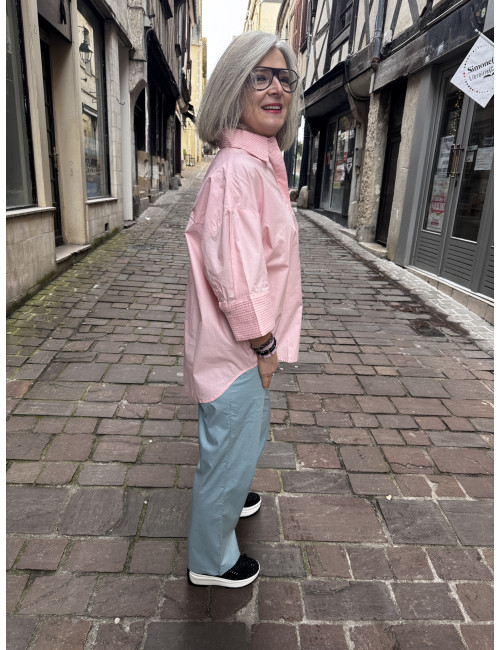 Chemise NINA BARBE rose Ma Petite Capsule