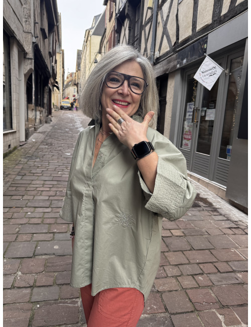 Chemise NINA kaki Ma Petite Capsule