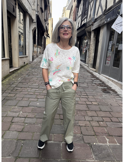 Pantalon ELLA kaki Ma Petite Capsule