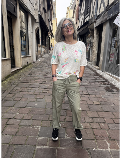 Pantalon ELLA kaki Ma Petite Capsule