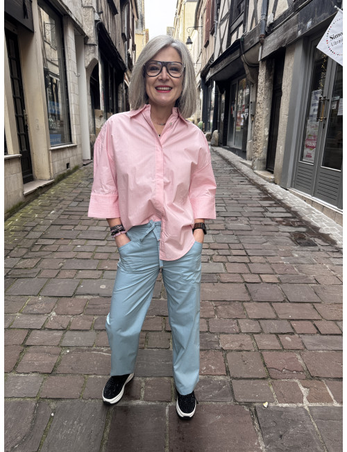 Pantalon ELLA bleu agate Ma Petite Capsule