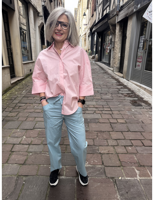 Pantalon ELLA bleu agate Ma Petite Capsule