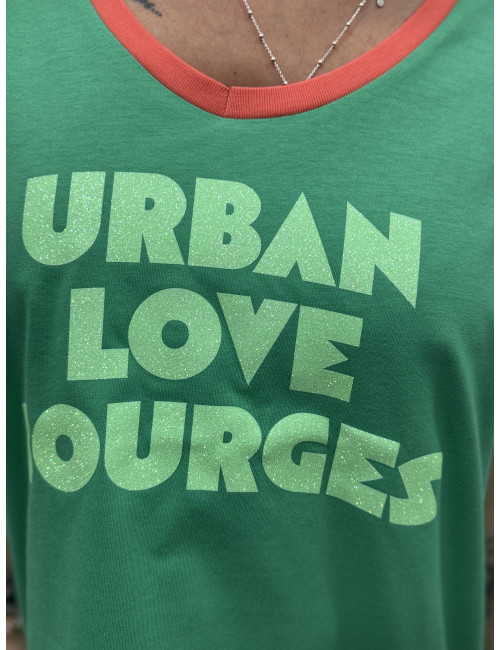 Tee shirt Urban Love Bourges vert