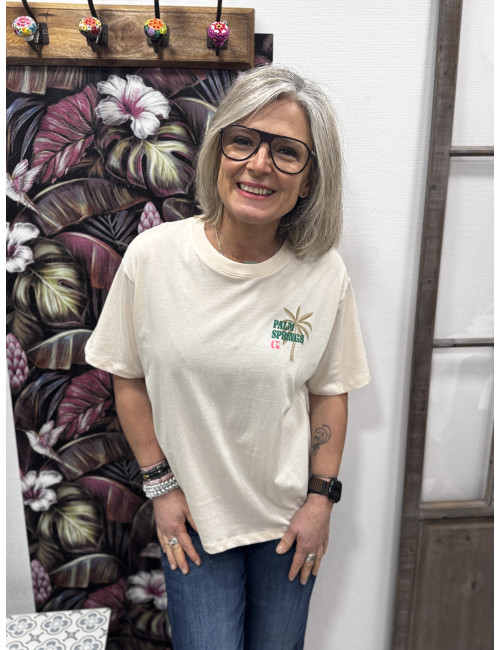 Tee shirt PALMS Le Temps Des Cerises
