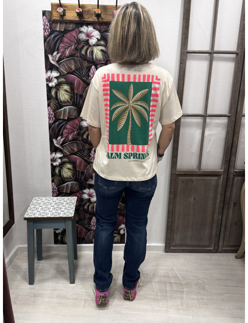 Tee shirt PALMS Le Temps Des Cerises