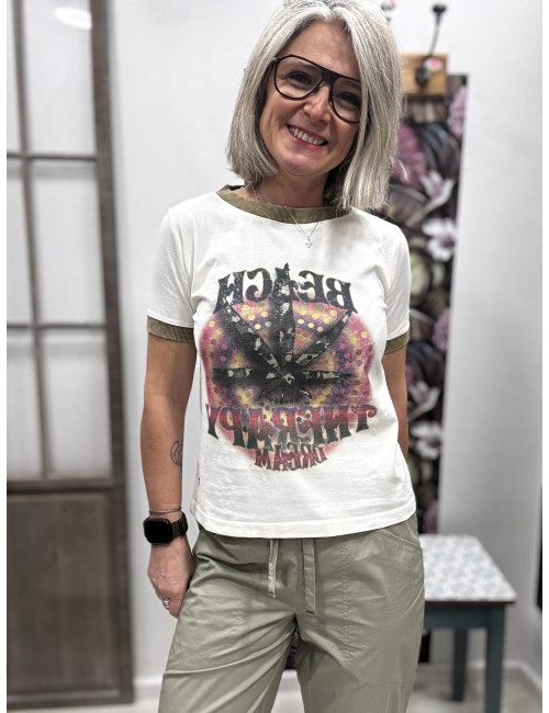 Tee shirt PEARL milk One Tee