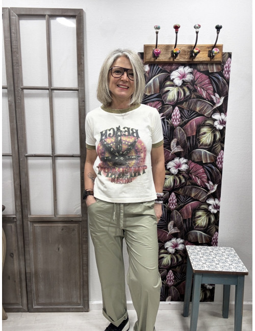 Tee shirt PEARL milk One Tee