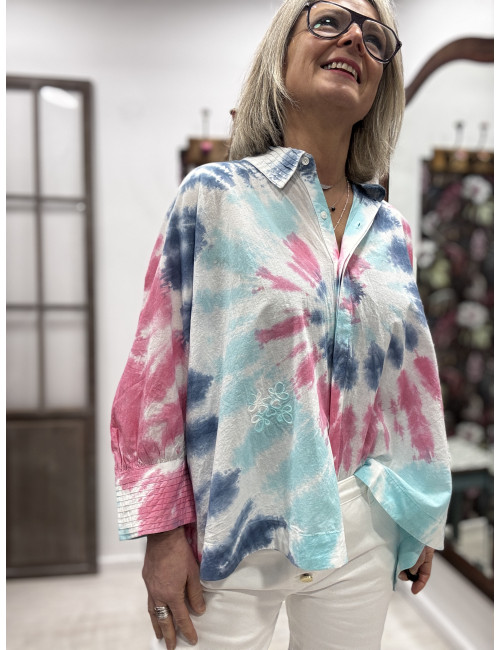 Chemise MARY  tie and dye  Ma Petite Capsule