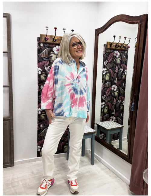 Chemise MARY  tie and dye  Ma Petite Capsule