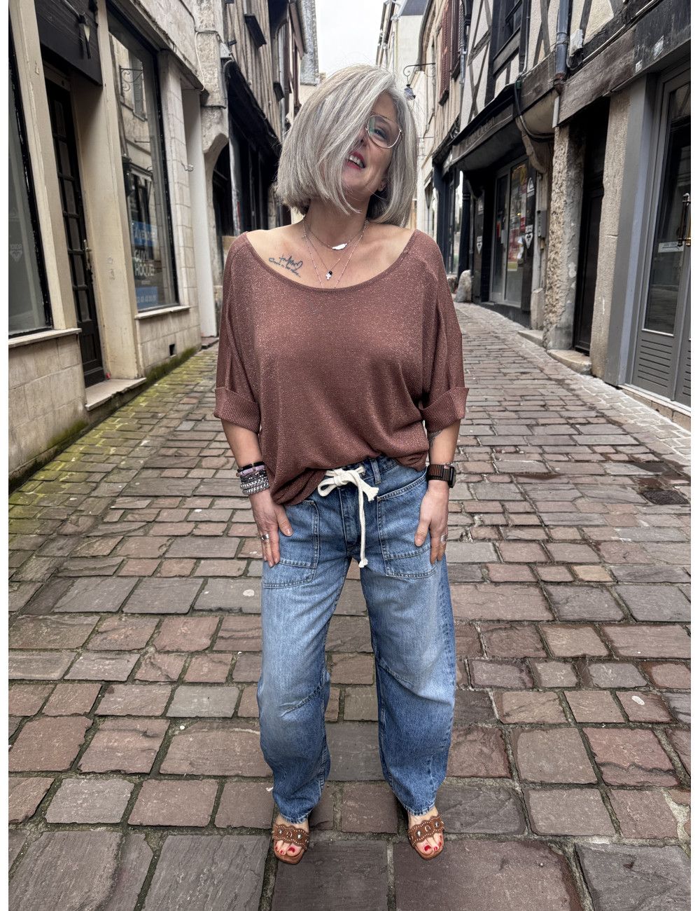 jeans MADIE bleu n4 Le Temps Des Cerises