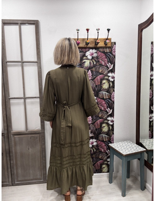 Robe WYNONNA kaki Orféo