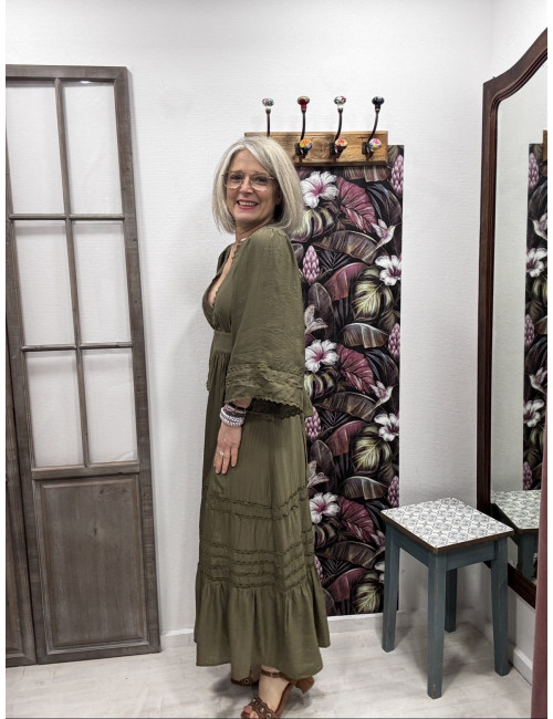 Robe WYNONNA kaki Orféo