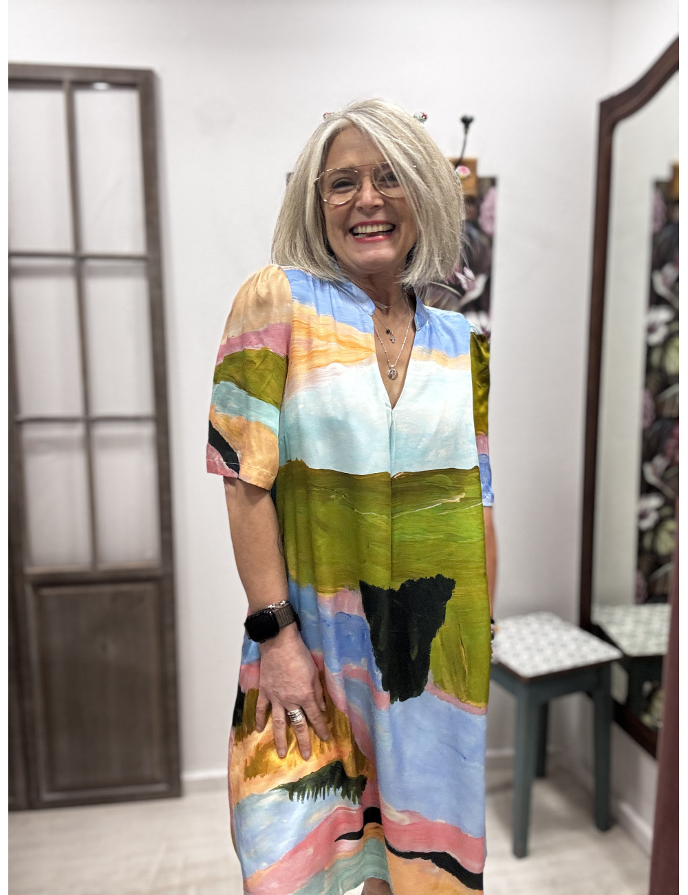 Robe courte imprimée NUMEADOW Nümph