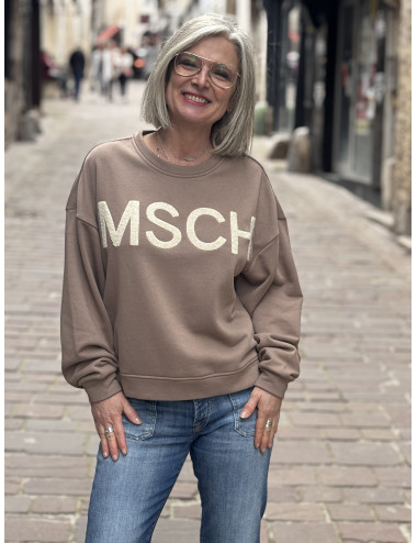Sweat MELA BRIENA taupe Msch Copenhagen