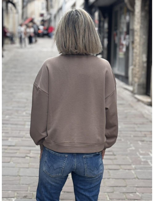 Sweat MELA BRIENA taupe Msch Copenhagen