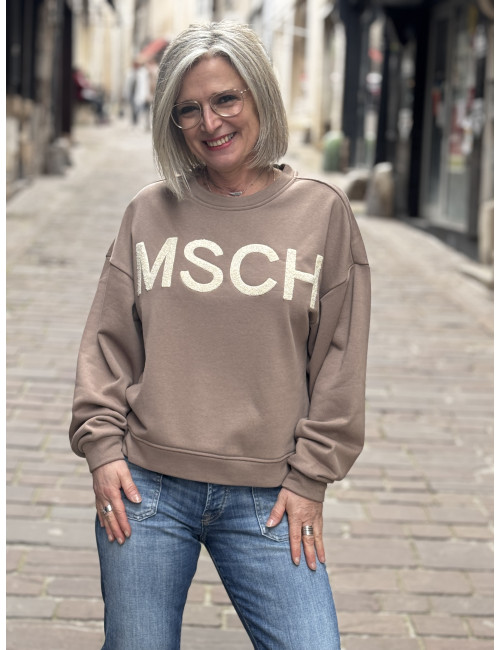 Sweat MELA BRIENA taupe Msch Copenhagen