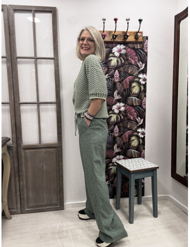 Pantalon VIANA GINIA vert Msch Copenhagen