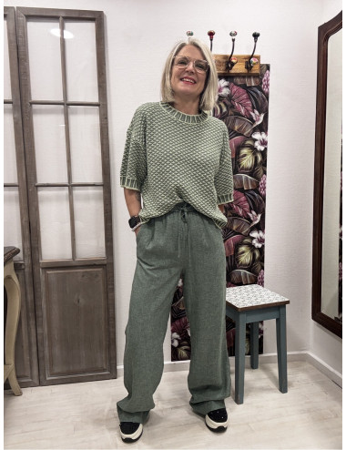 Pantalon VIANA GINIA vert Msch Copenhagen