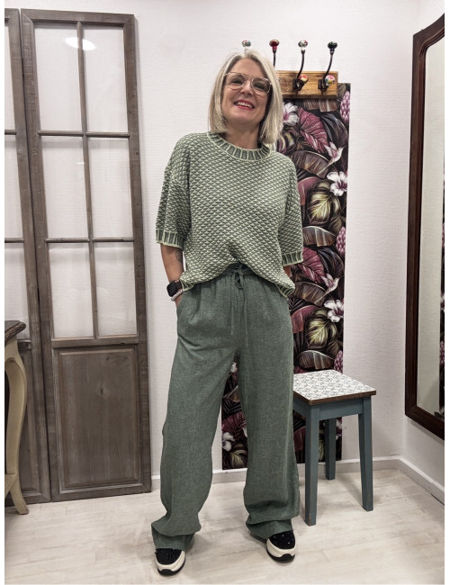 Pantalon VIANA GINIA vert Msch Copenhagen