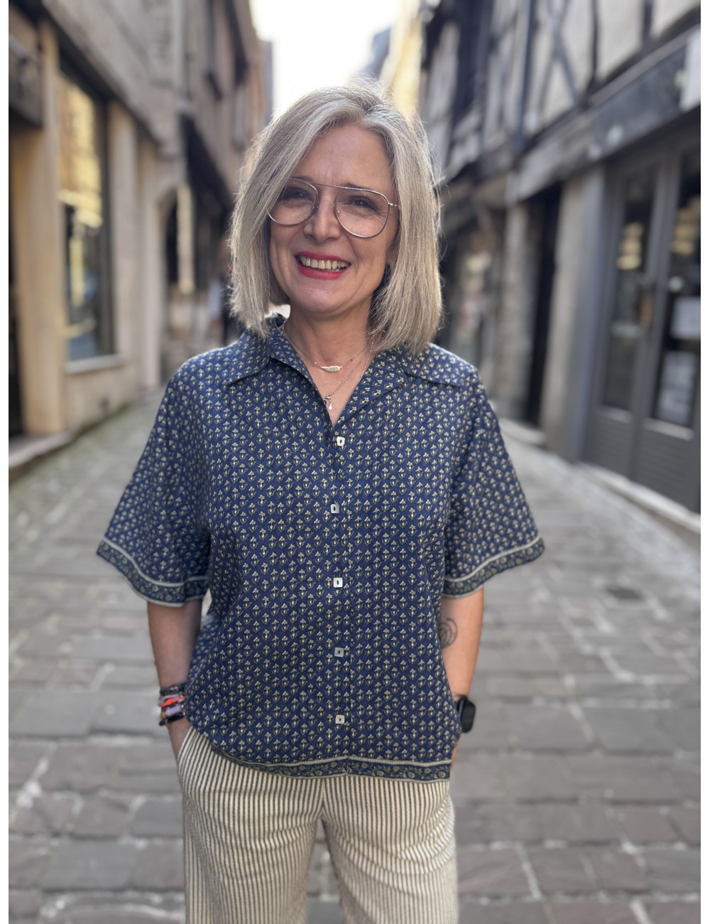 Chemise CLAIRE nuit d'été Hod