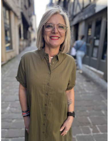 Robe longue kaki TAMPA Hod