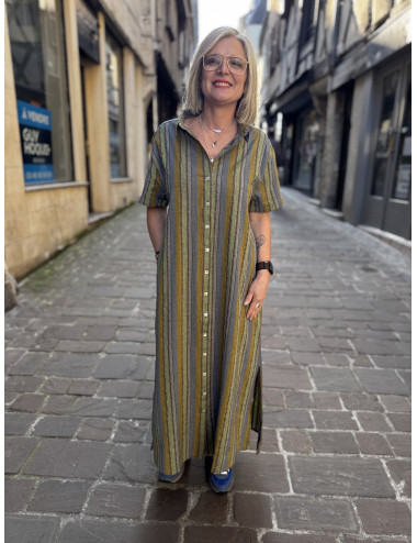 Robe longue TAMPA stripe Hod