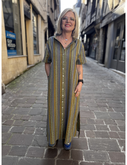 Robe longue TAMPA stripe Hod
