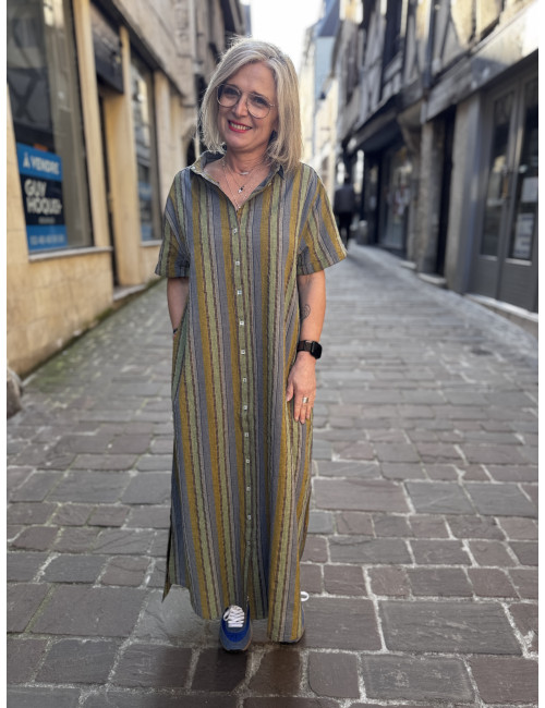 Robe longue TAMPA stripe Hod
