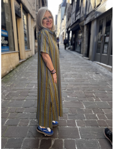 Robe longue TAMPA stripe Hod