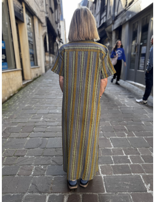 Robe longue TAMPA stripe Hod