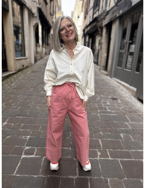 Pantalon BABAKAR blush Hod