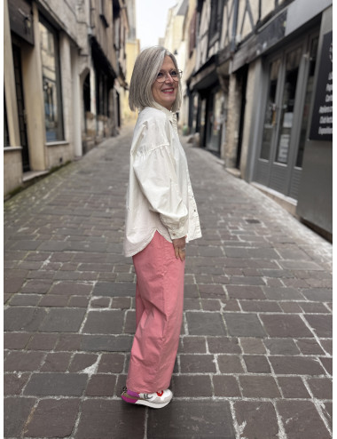 Pantalon BABAKAR blush Hod