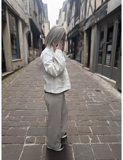 Veste blanche BERTA Cream