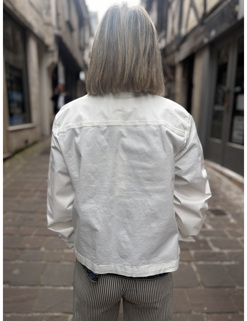 Veste blanche BERTA Cream