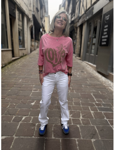 Pantalon SOPHIA blanc Cream