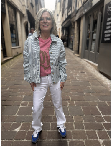 Pantalon SOPHIA blanc Cream