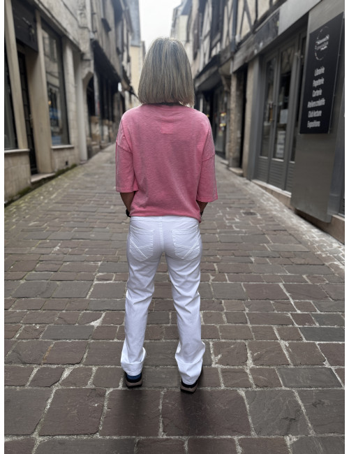 Pantalon SOPHIA blanc Cream
