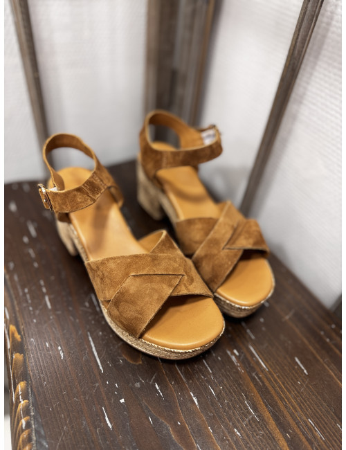 Nu pieds IMANY  camos terre Aliwell