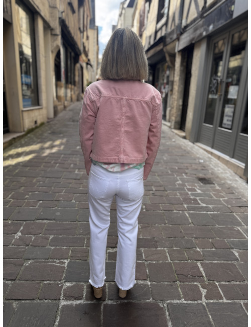 Jeans PRISKA blanc Le Temps Des Cerises