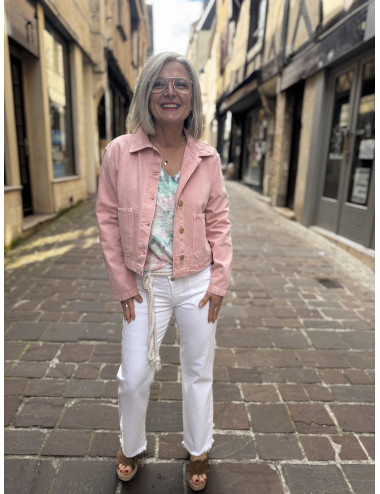 Veste AKSEL cameo rose Le Temps Des Cerises