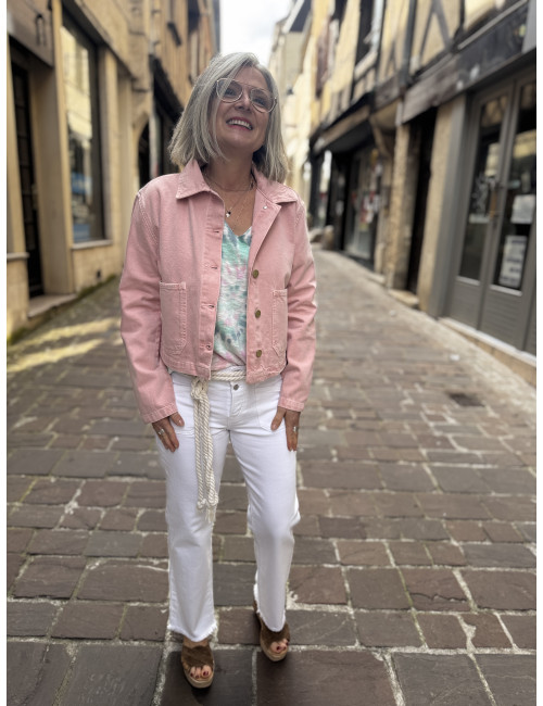 Veste AKSEL cameo rose Le Temps Des Cerises