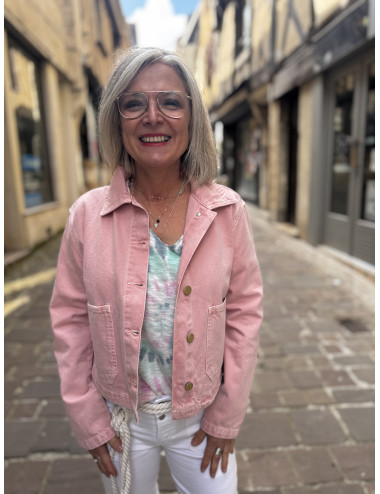 Veste AKSEL cameo rose Le Temps Des Cerises
